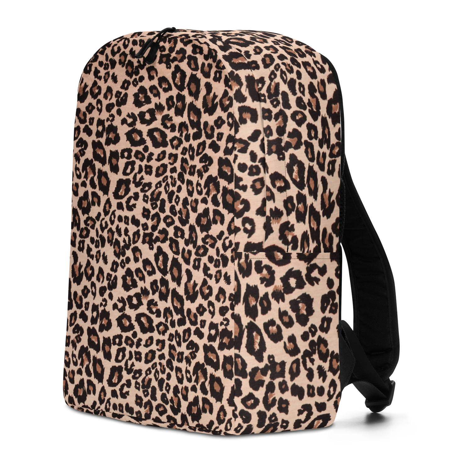 Leopard Print Minimalist Backpack