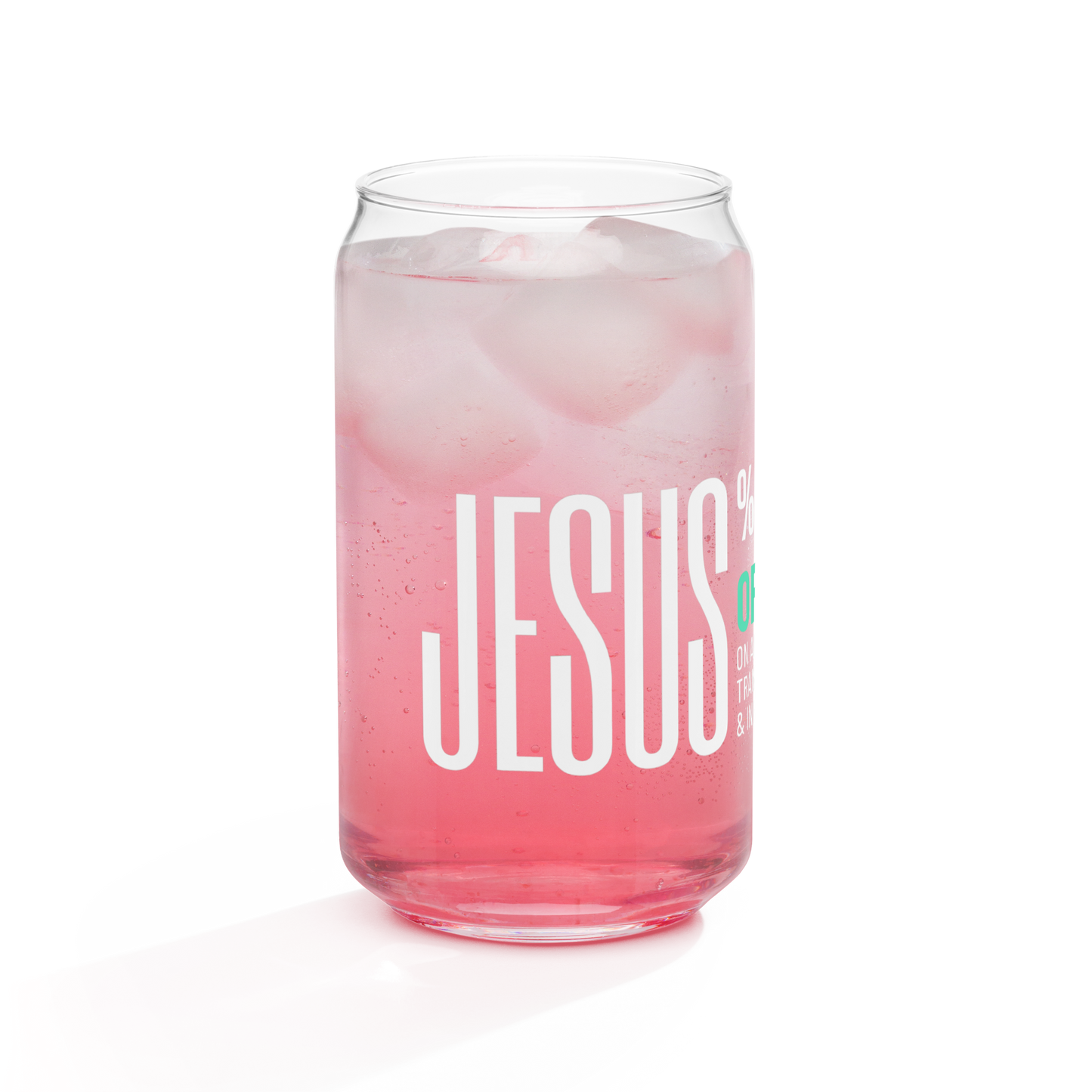 Can-shaped glass