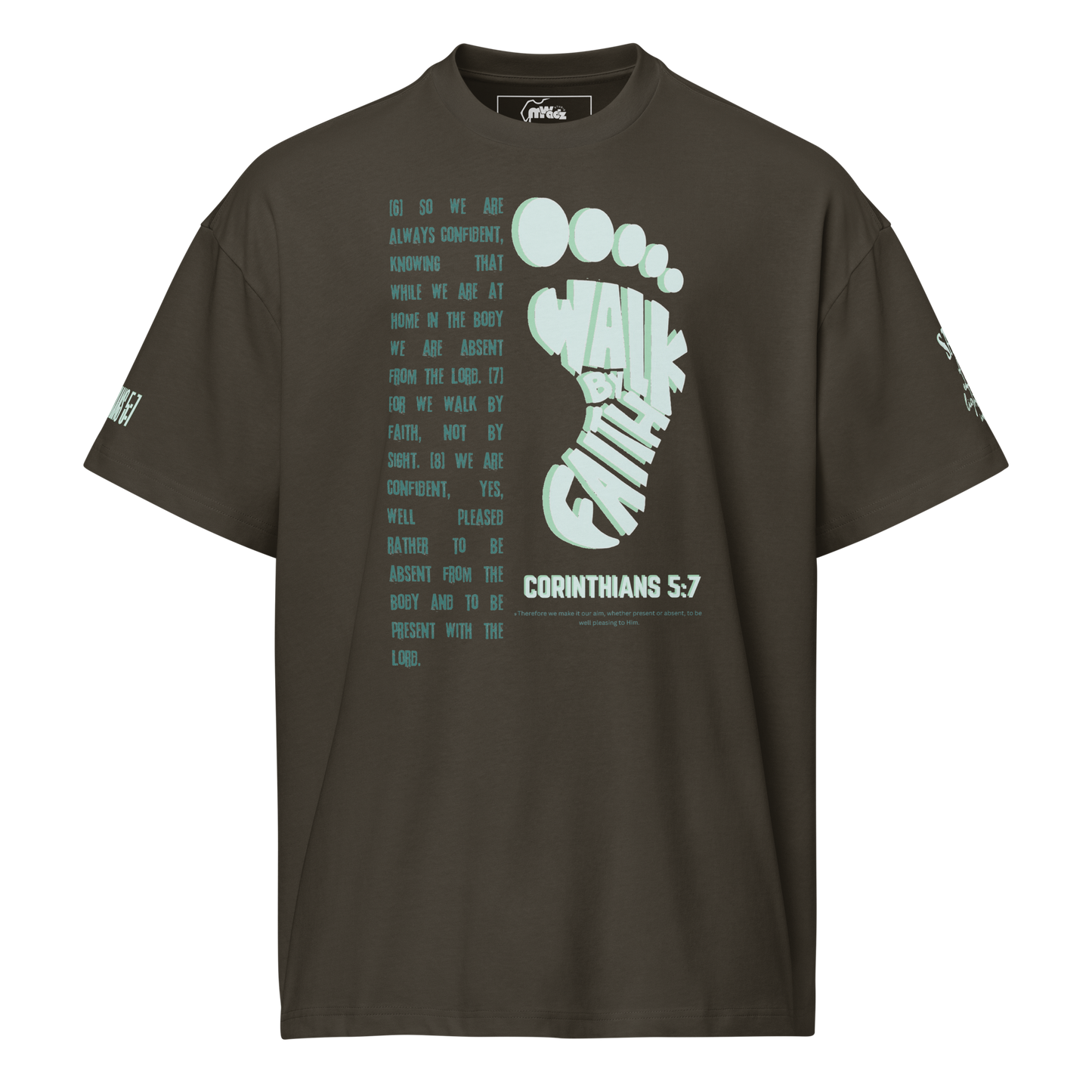 Men’s WALK BY FAITH NOT SIGHT box tee