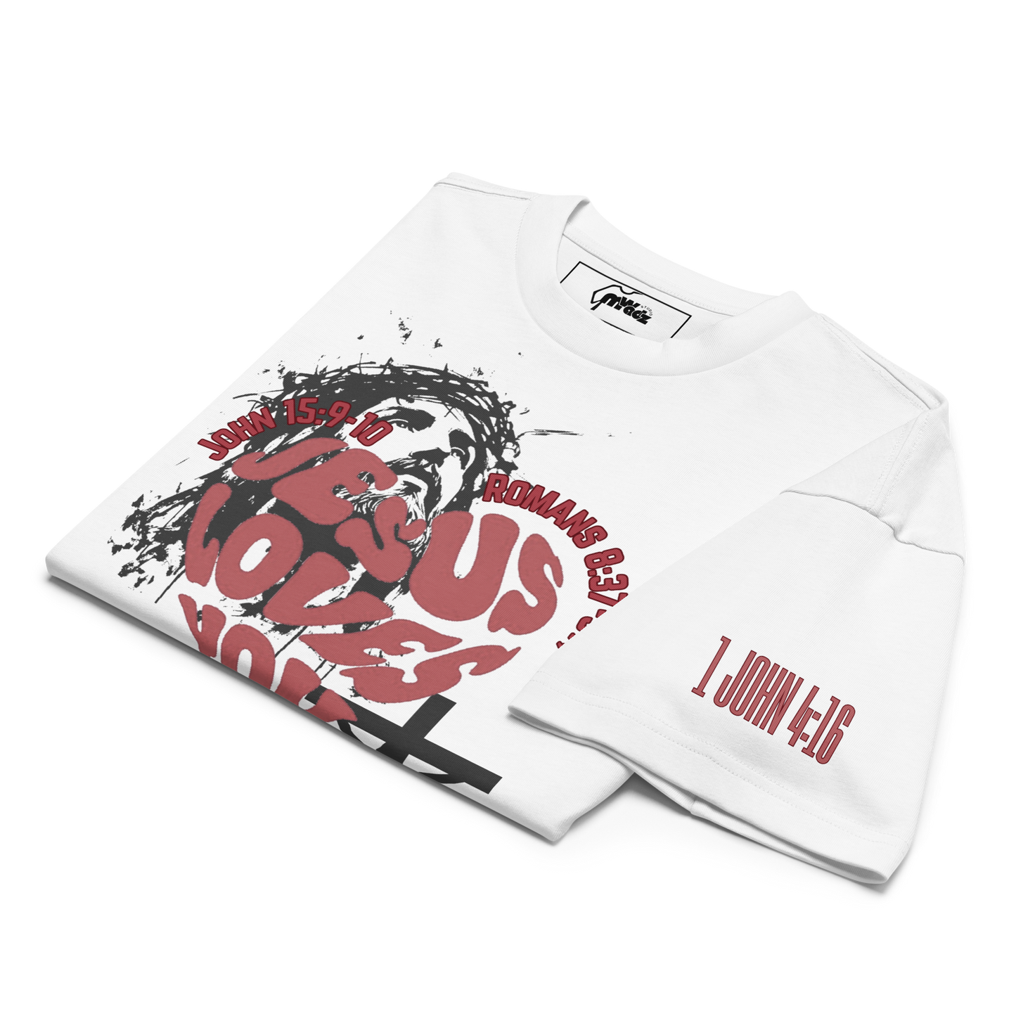 Men’s JESUS LOVES YOU box tee
