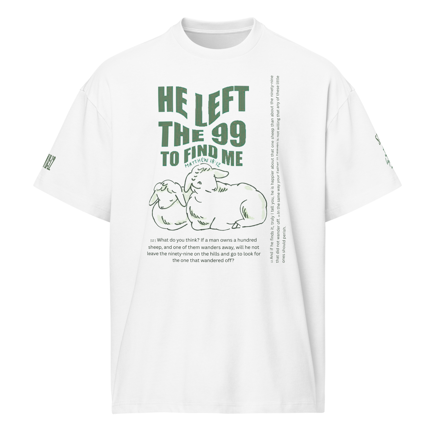Men’s HE LEFT THE 99 box tee