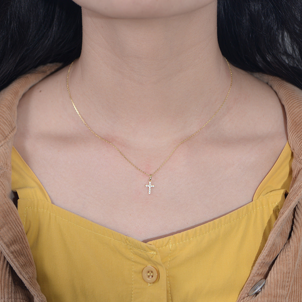 Diamond Cross Necklace