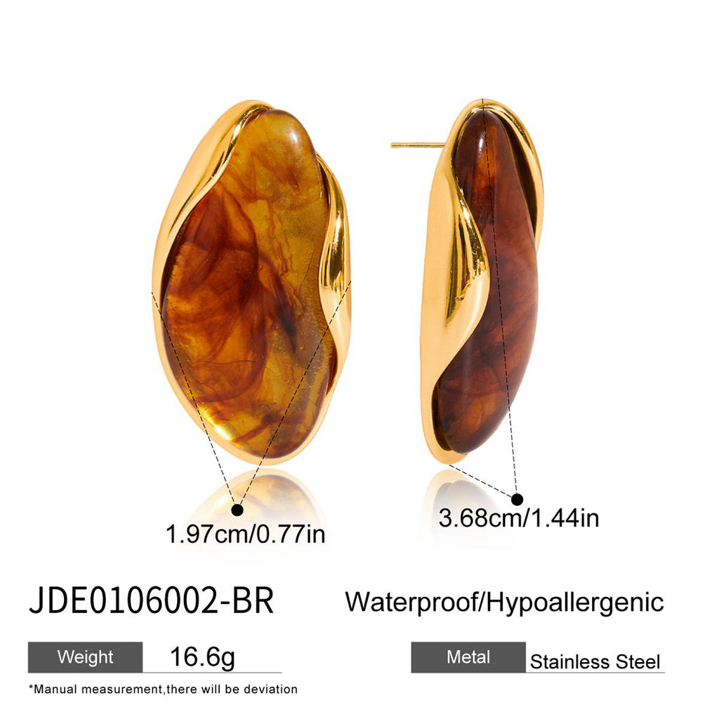 resin earrings