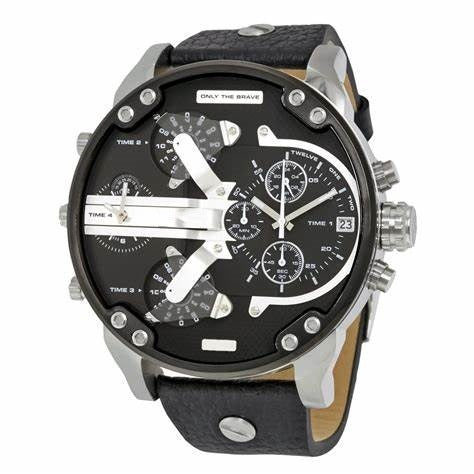 Men's Stainless Steel Quartz Watch with Japanese Movement