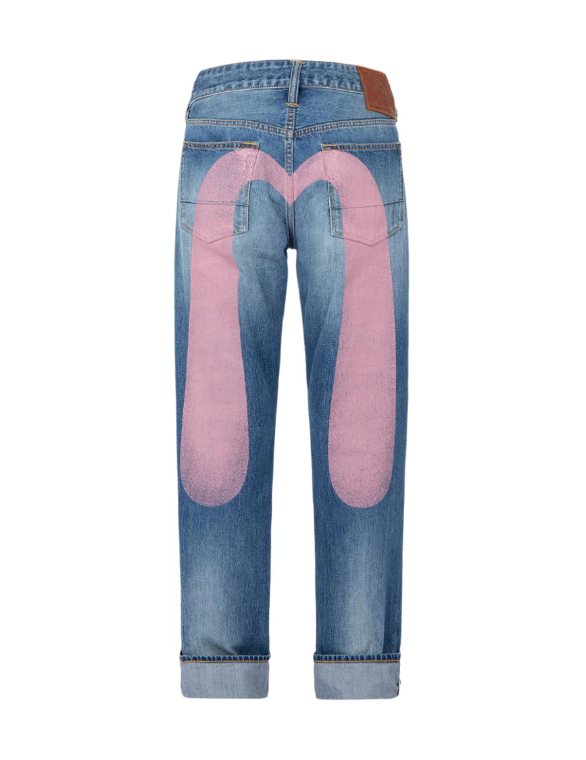 Letter Print Loose Straight-Leg Pants