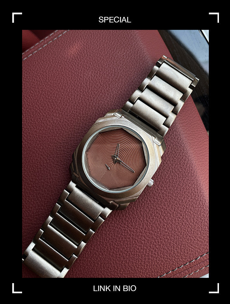 Square-shaped high-end mechanical sports watch