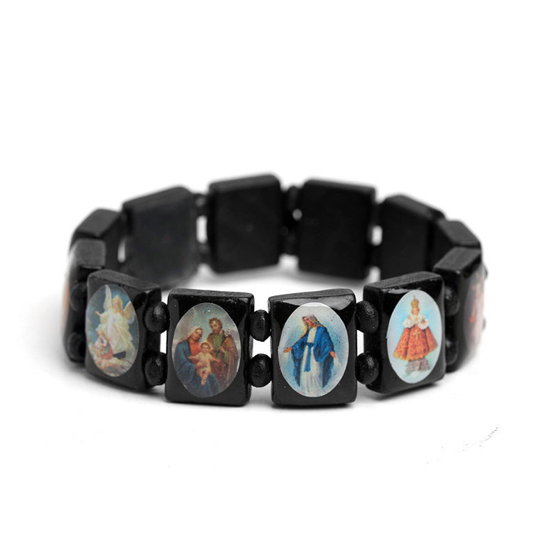 Wooden Bracelet Religious