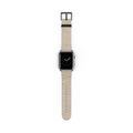 Beige Linen Texture Watch Band — Casual Apple Watch Strap