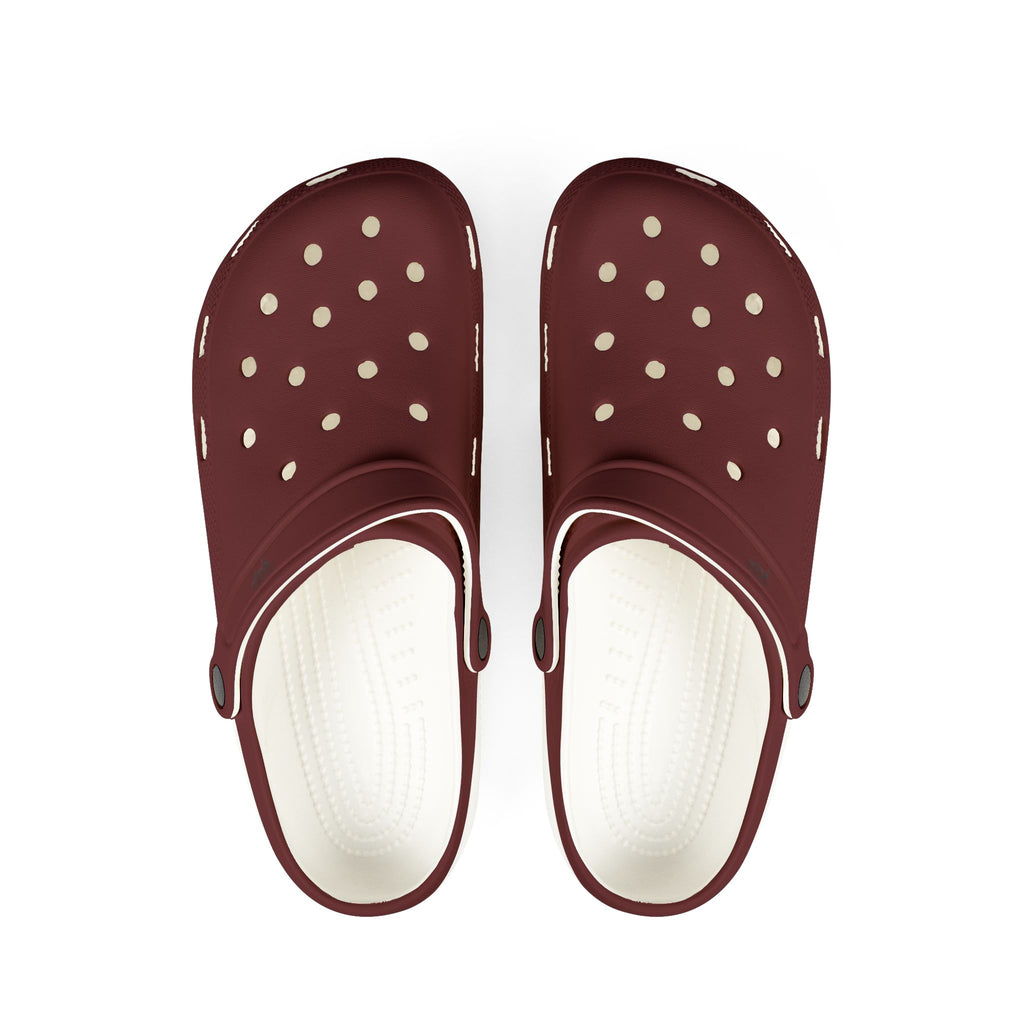 Black Cherry EVA Foam Clogs – Lightweight Water-Resistant Slip-On Shoes