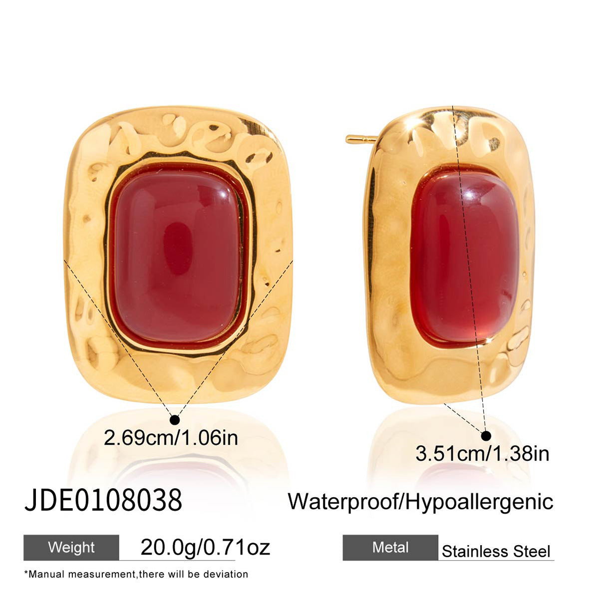 resin earrings