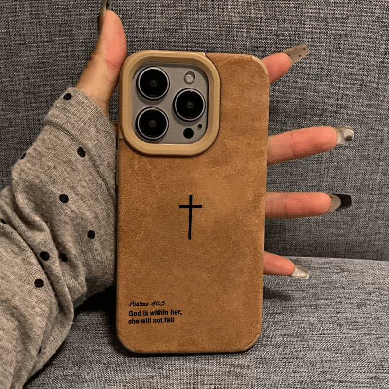 Simple Cross Apple Phone Case