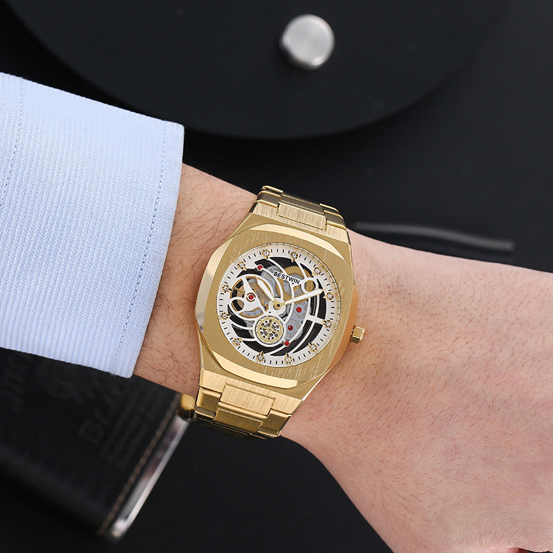 Men's Brushed Wrist Watch