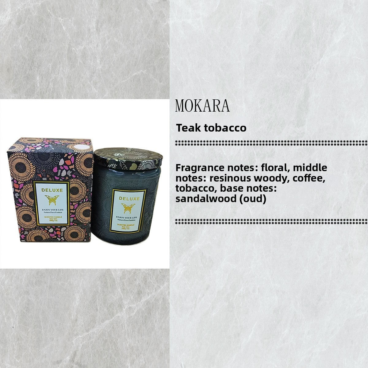 Scented candle gift item set