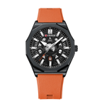 Curren Round Waterproof Quartz Watch with Calendar