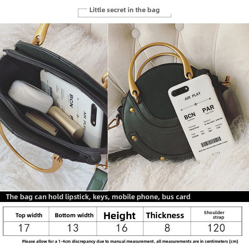 Women's Small Round Crossbody Bag