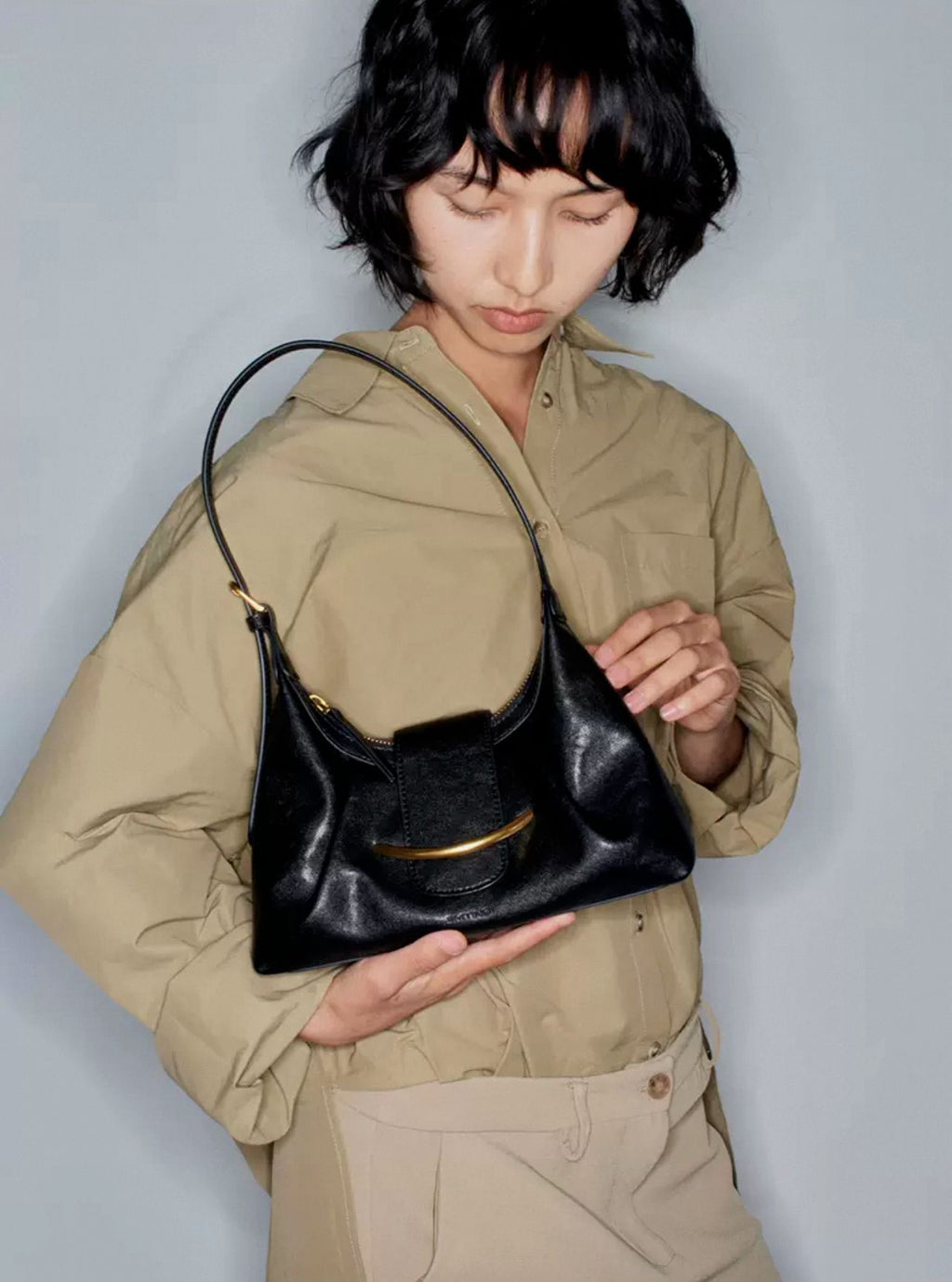 Vintage PU Leather Shoulder Bag for Women