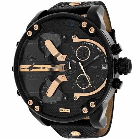 Men's Stainless Steel Quartz Watch with Japanese Movement