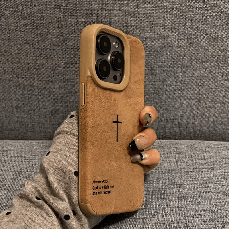 Simple Cross Apple Phone Case