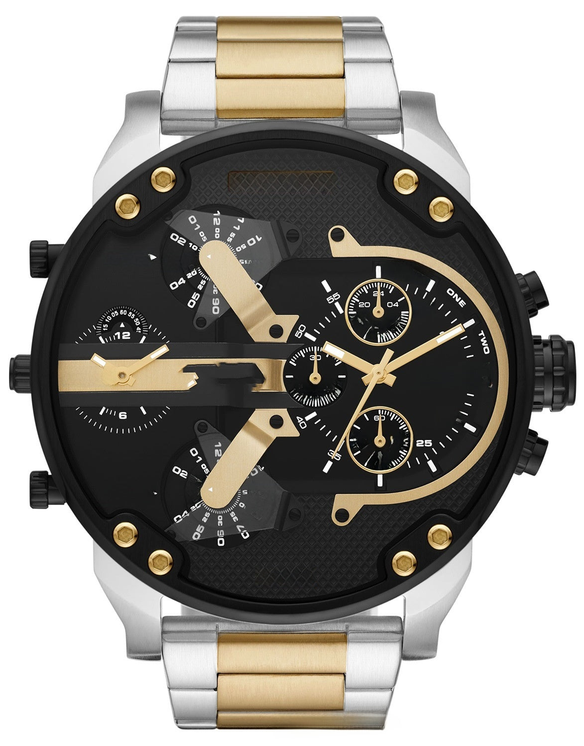 Men's Stainless Steel Quartz Watch with Japanese Movement