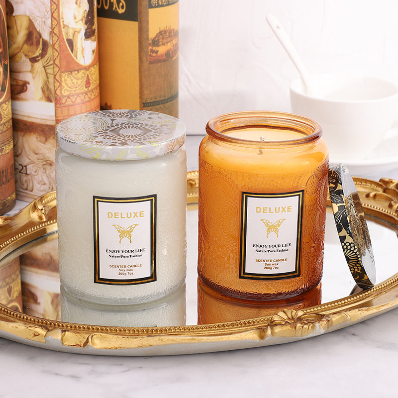 Scented candle gift item set