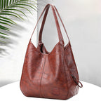 Retro Soft Leather Women's Shoulder Bag