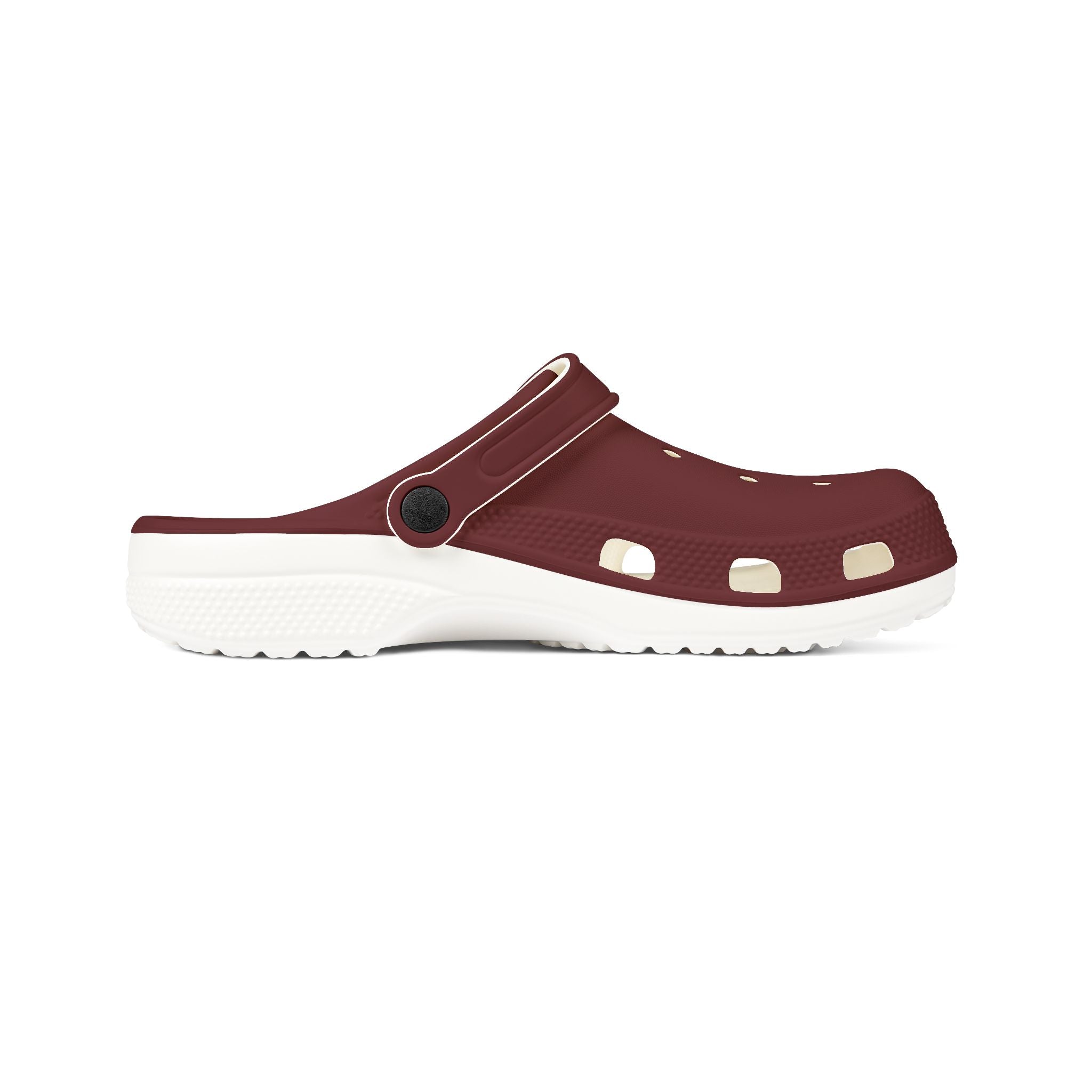 Black Cherry EVA Foam Clogs – Lightweight Water-Resistant Slip-On Shoes