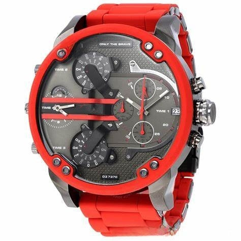 Men's Stainless Steel Quartz Watch with Japanese Movement