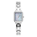 Simple Sugar Cube Small Square Steel Strap Watch