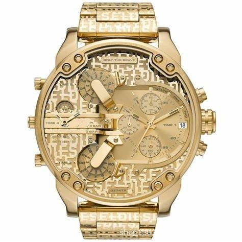 Men's Stainless Steel Quartz Watch with Japanese Movement