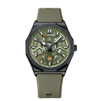 Curren Round Waterproof Quartz Watch with Calendar