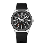 Curren Round Waterproof Quartz Watch with Calendar