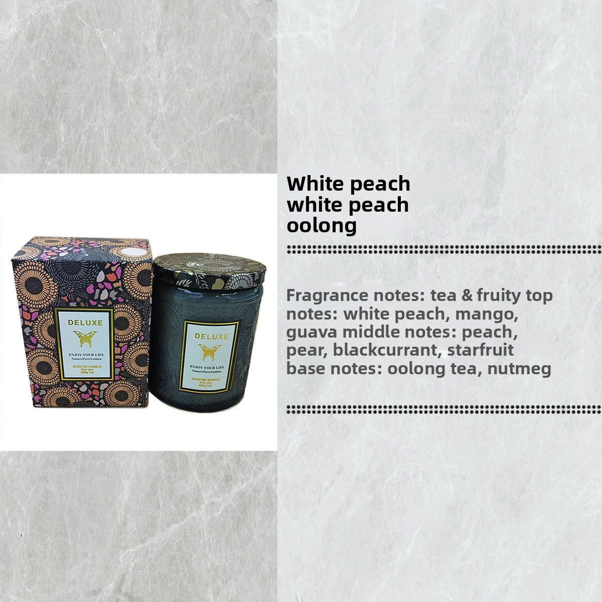 Scented candle gift item set