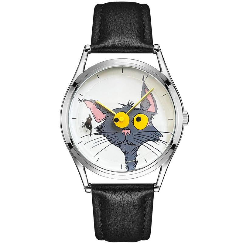 Jokercat Creative Watch Silver Strap