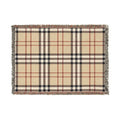 Woven Blanket - Classic Plaid Throw Blanket, Cozy Tartan Home Throw for Living Room & Bedroom