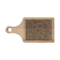 Engraved Floral Scroll Wooden Cutting Board — Decorative Serving & Charcuterie Board