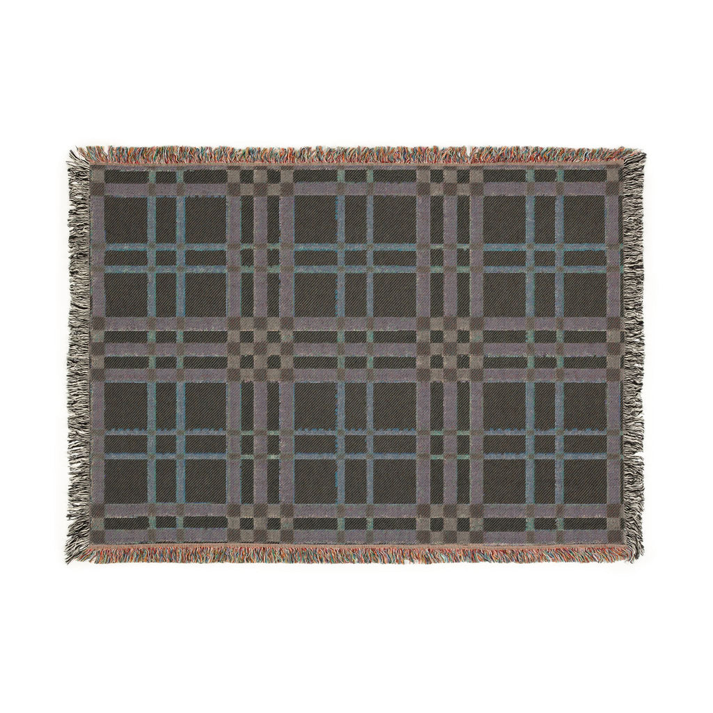 Woven Blanket - Classic Plaid Throw Blanket, Cozy Tartan Home Throw for Living Room & Bedroom