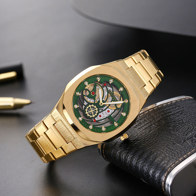 Men's Brushed Wrist Watch