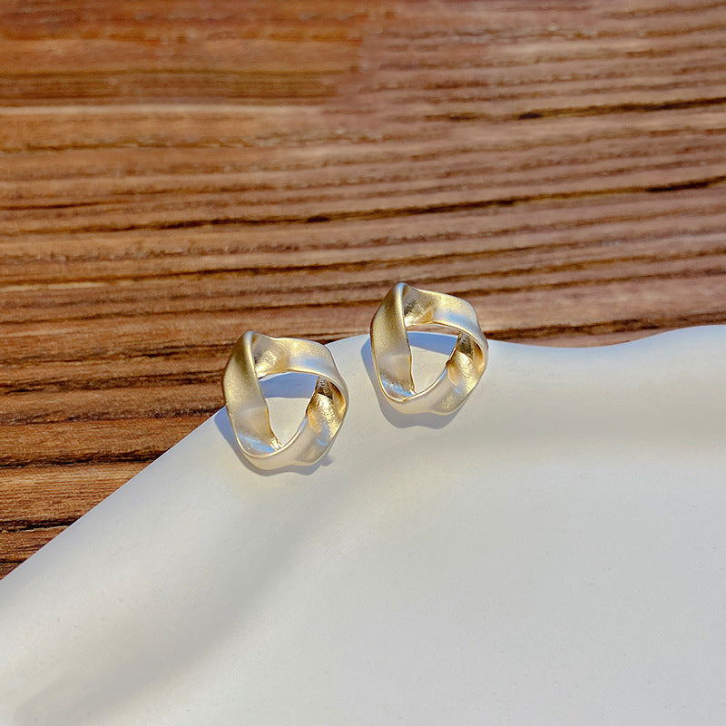 925 Sterling Silver Needle Pearl Earrings