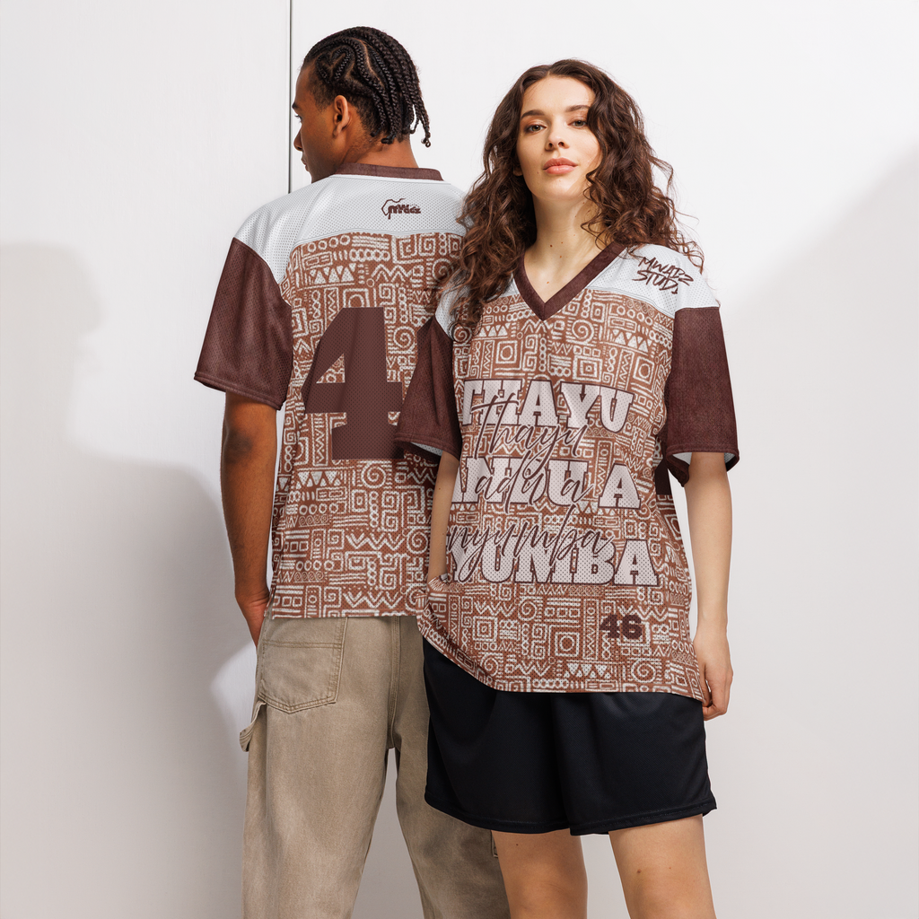 Thayu Andu Wa Nyumba American football jersey