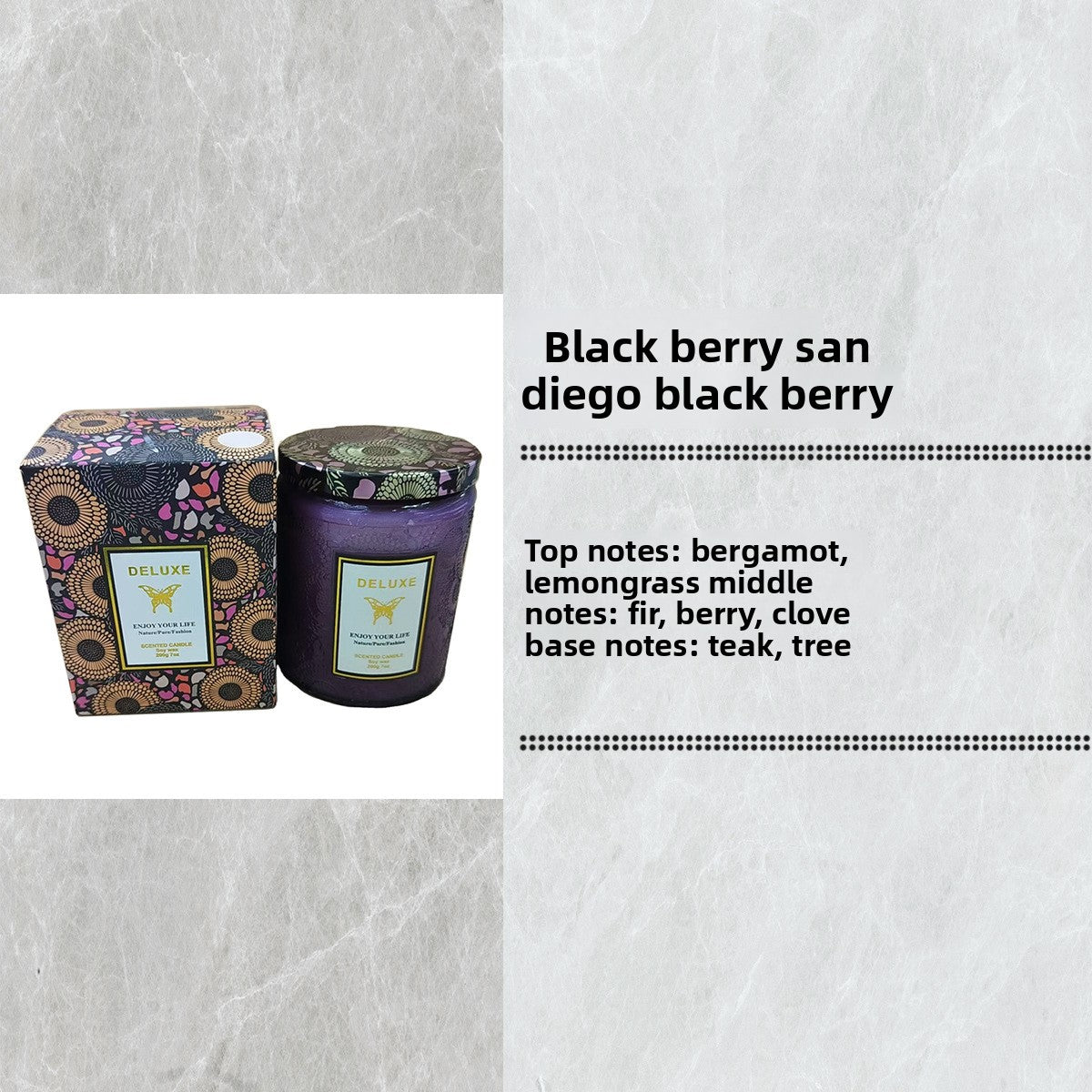 Scented candle gift item set