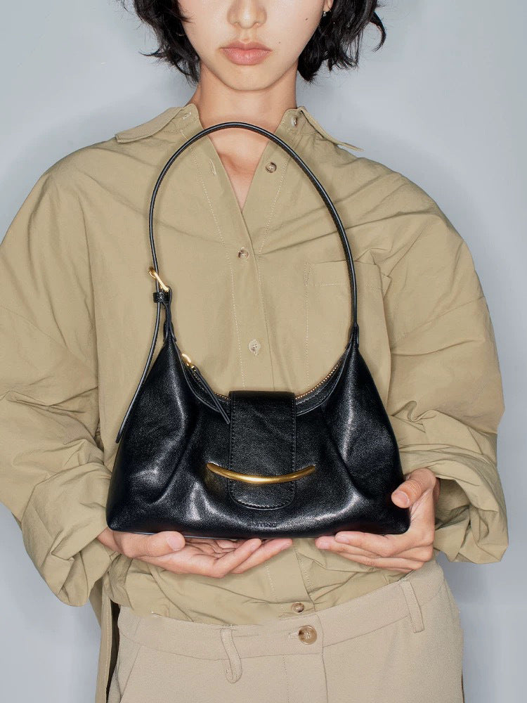 Vintage PU Leather Shoulder Bag for Women