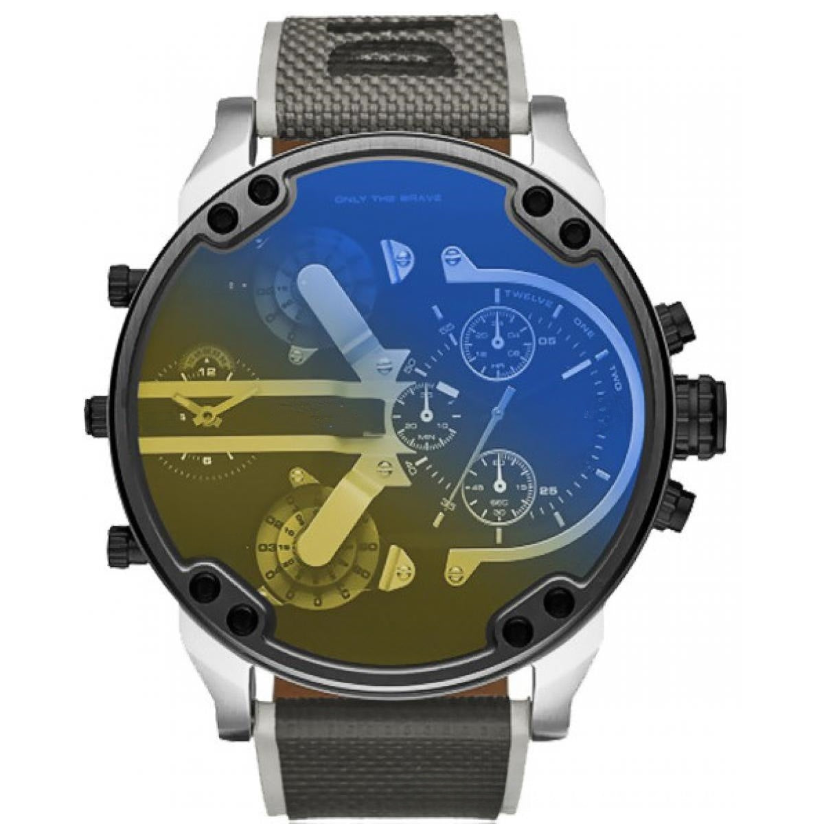 Men's Stainless Steel Quartz Watch with Japanese Movement