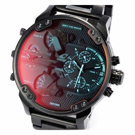 Men's Stainless Steel Quartz Watch with Japanese Movement