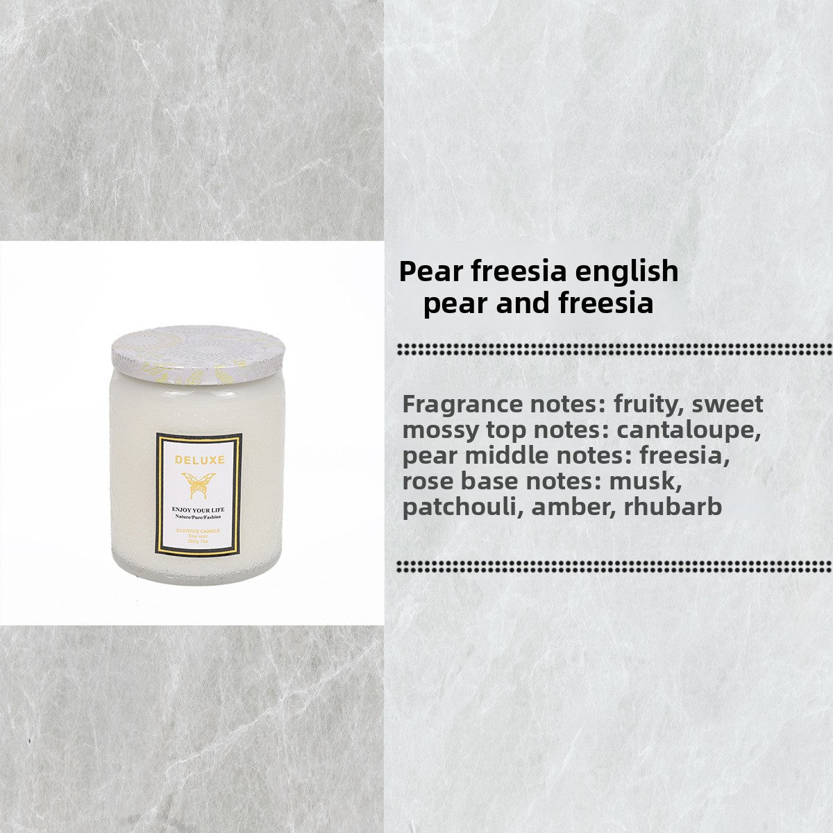 Scented candle gift item set