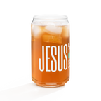 Can-shaped glass (christian message)