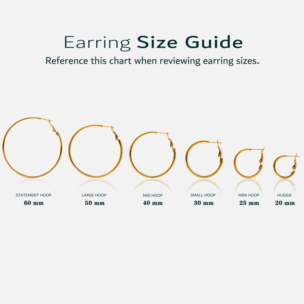 Stainless Steel Hoop Earrings
