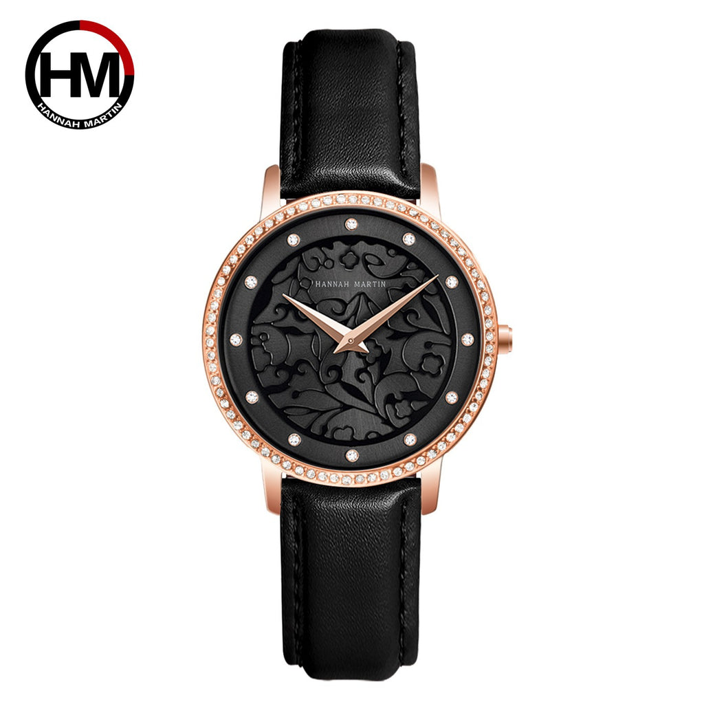 First Layer Cowhide Leather Strap Watch