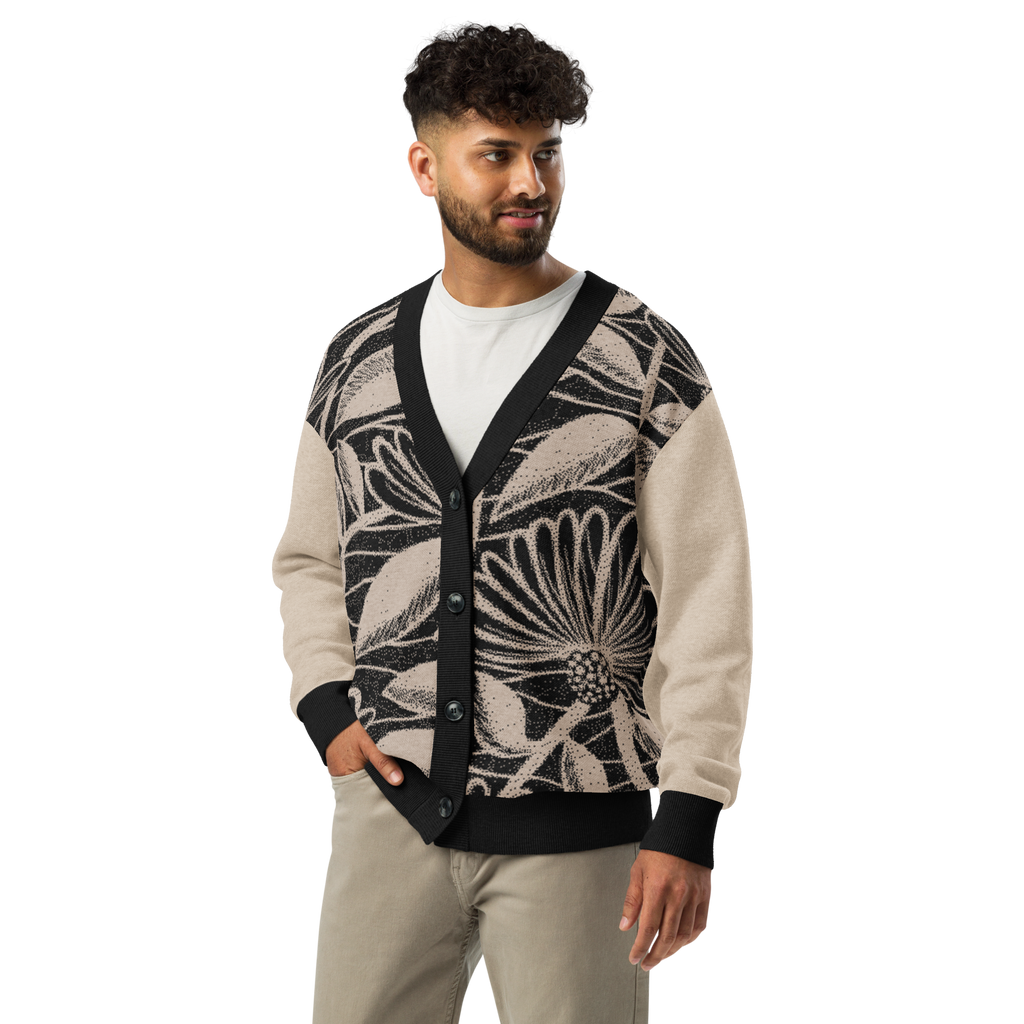 Floral Knitted cardigan