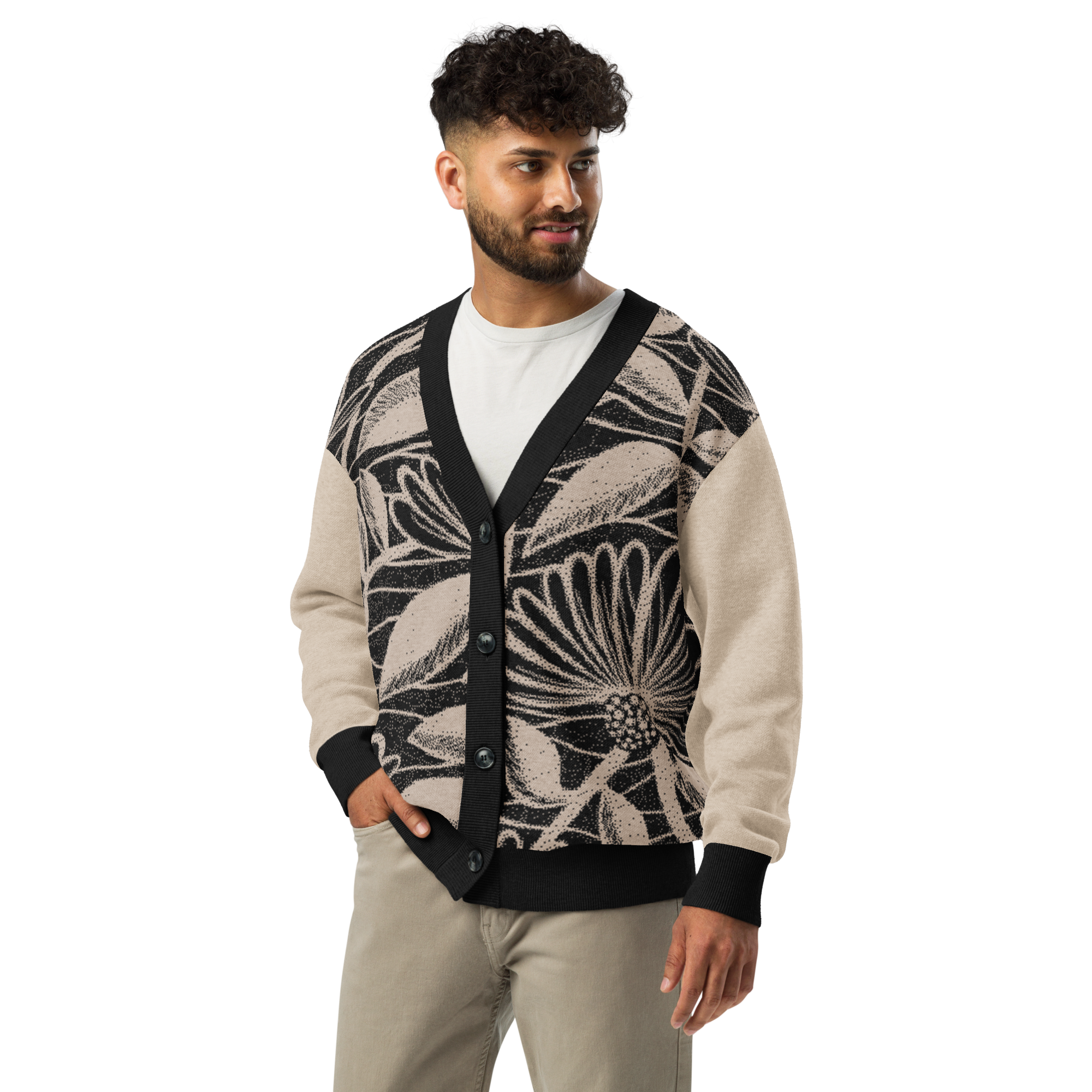 Floral Knitted cardigan