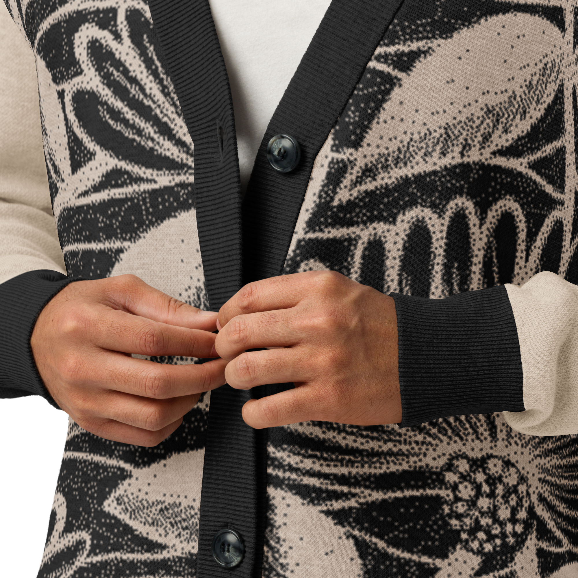 Floral Knitted cardigan